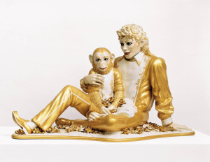 Jeff Koons Michael Jackson and Bubbles, 1988